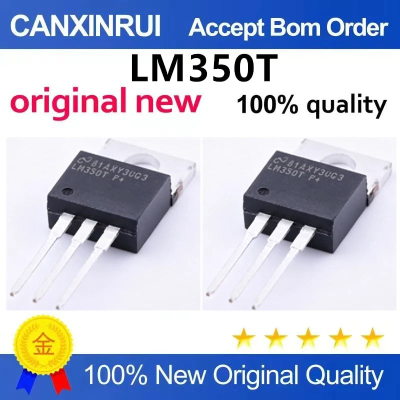 （5pcs-100pcs）Brand new original LM350T adjustable linear three terminal voltage regulator TO-220