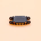 JCD Spring Loaded Male Female 2.5/2.54 MM Pitch 2P 3 4 5 6 7 8 Pole Through Holes PCB BTB Connector 2A DC Magnetic Pogo Pin
