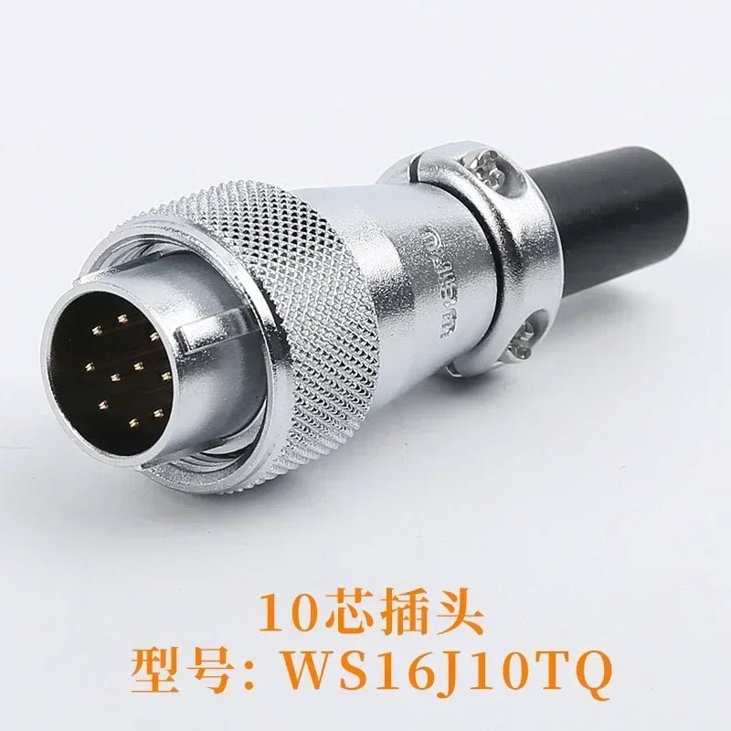 WEIPU WS16 TQ Male Plug 2pin 3pin 4Pin 5Pin 7Pin 9Pin 10Pin Signal Adapter Power Circular Connector Waterproof IP65 M16