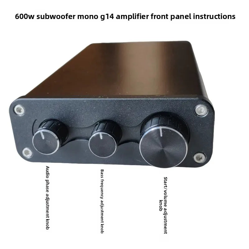 Tpa3255 600w high-power professional-grade subwoofer digital amplifier board - ready-to-use, adjustable low-frequency response