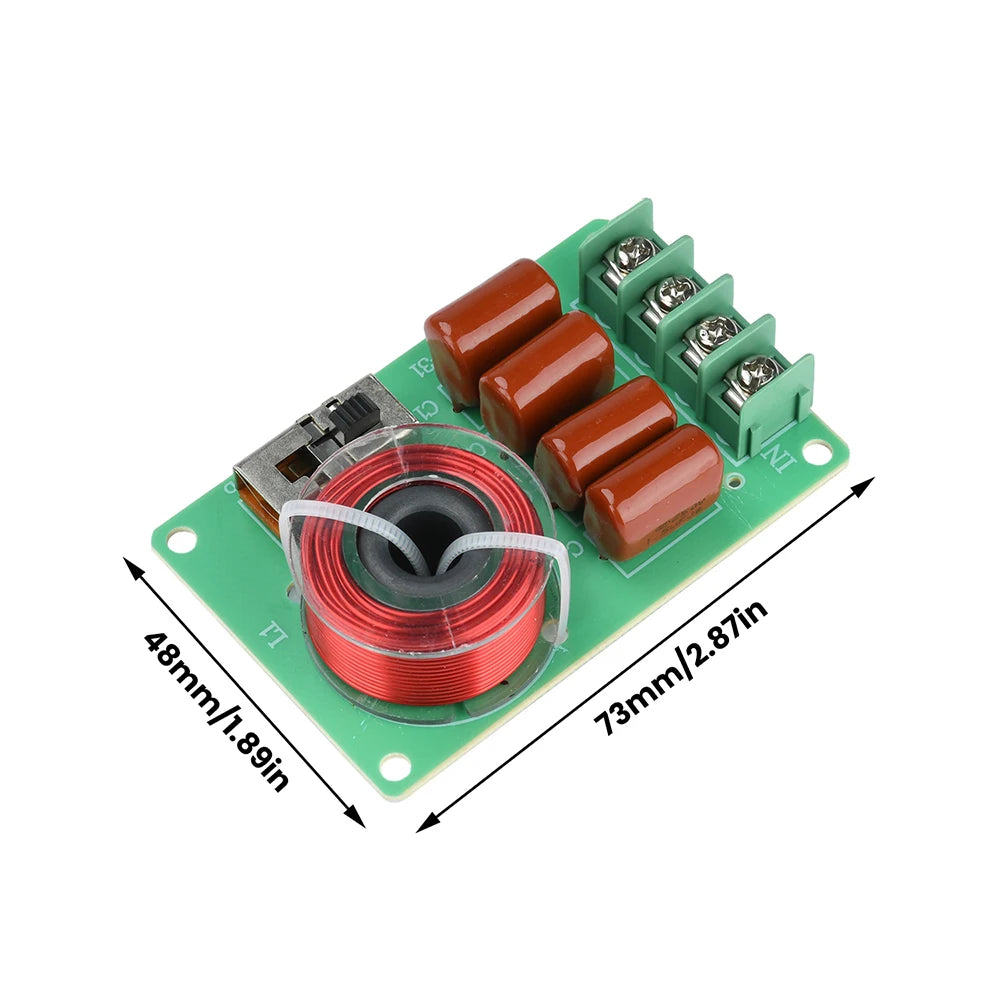 100W 3Way Hifi Tweeter Frequency Divider Treble Audio Crossover Filter Circuit Board Home Theate Car DIY Speakers Filters