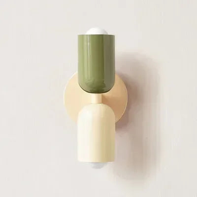 Colorful Bedside Wall Lamp Nordic Living Room Corridor Wall Light Children's Room Macaron Home Interior Decoration Lamp