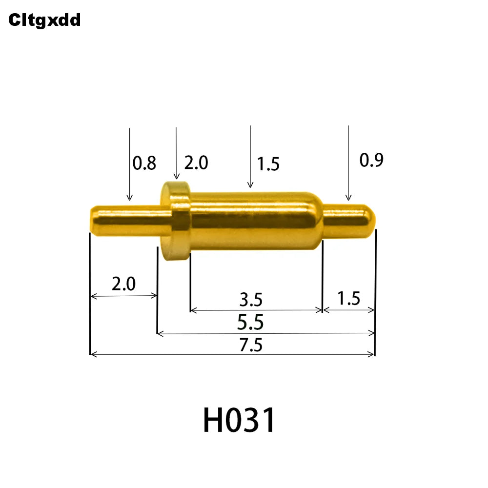 5pcs Pogo Pin Connector Pogopin Battery Spring Loaded Contact SMD Needle PCB 2 3 4 5 6 7 8 9 10 12 14 MM Test Probe H021 - H040