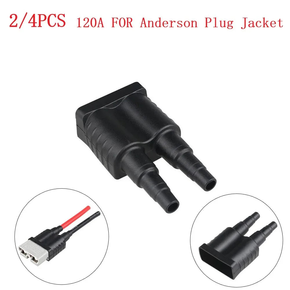 Waterproof 120A For Anderson Plug Connector Dustproof Cable Jacket Black Brand Connecteur Waterproof Connector Cable Connectors