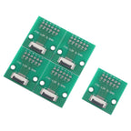 5PCS FPC FFC Flexible Flat Cable Welded Board Adapter PCB Board 0.5mm Pitch Connector SMT To 2.54mm Hole 6P/8P/10P/12P/20P
