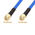 RG402 SMA Male/Female to SMA Right Angle Crimp High Frequency 50 Ohm RG402 Blue Coaxial Cable for RF Applications