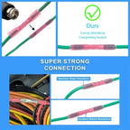 20/50/100/200PCS AWG 24-10 0.3-6.0mm2 Waterproof Insulated Automobile Wire Cable Crimp Terminals Heat ShrinkButt Wire Connectors