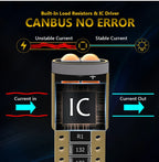 2X W5W 194 168 T10 6SMD 3030 Canbus LED Bulbs 12V For Car License Plate Light Interior Dome lights Reading Lamp 6000K White Red