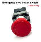 10PCS Emergency Stop Button Switch XB542 Self-Locking Stop XB2-BS545 Rotation Reset Mushroom Head Normally Open Normally Closed