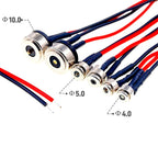 1Pair 2/3/4/5/6Pin Waterproof High Current Magnet Suction Spring Pogo Pin Male Female Probe DC Power Charging Magnetic Connector