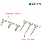 50PCS SM 2.54mm Pitch Female Male Housing SM-2P SM-2R SM2.54 2/3/4/5/6/7/8/9/10/11/12 Pin SM2.54 Plug Shell Crimp Terminals