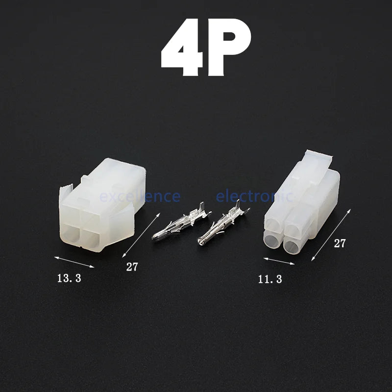 2/5 Sets Large Tamiya Connector Kit (6.2mm Pitch), 1-9 Pin Male Female RC Battery Plug for Drone & Car