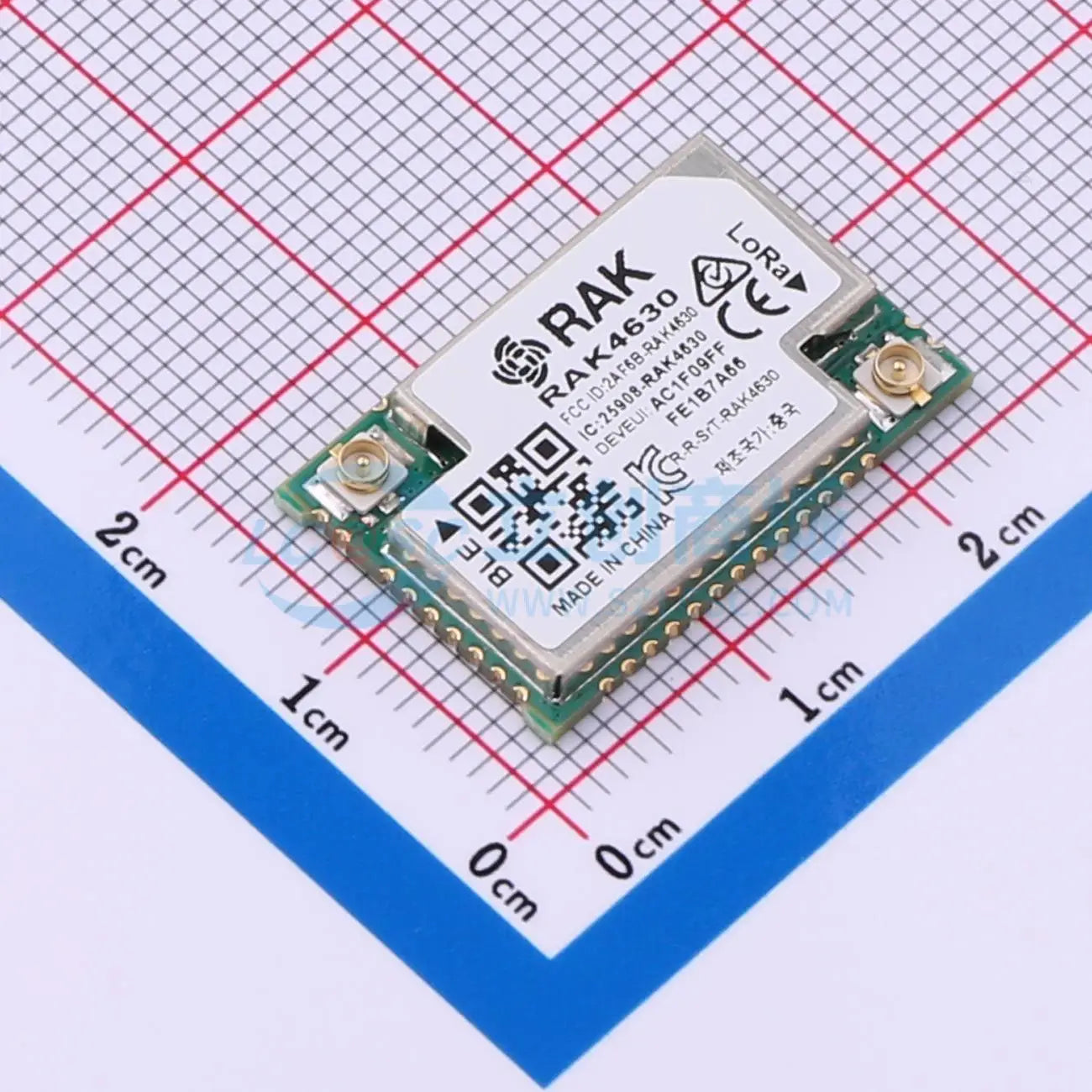 1pcs RAK4630-9-SM-I SMD 23x15mm GPIO I2C UART USB LoRa BLE LoRa Wireless RF Transceiver Module