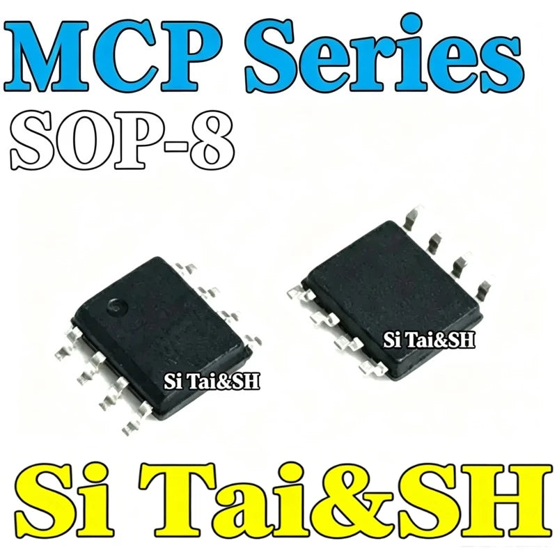 SOP-8 Surface Mount Amplifier Chip 5 Pieces MCP6L2-I/SN MCP601 MCP2551 MCP6002 MCP6032 MCP6052 MCP6062 MCP6L02 MCP6442-I/SN