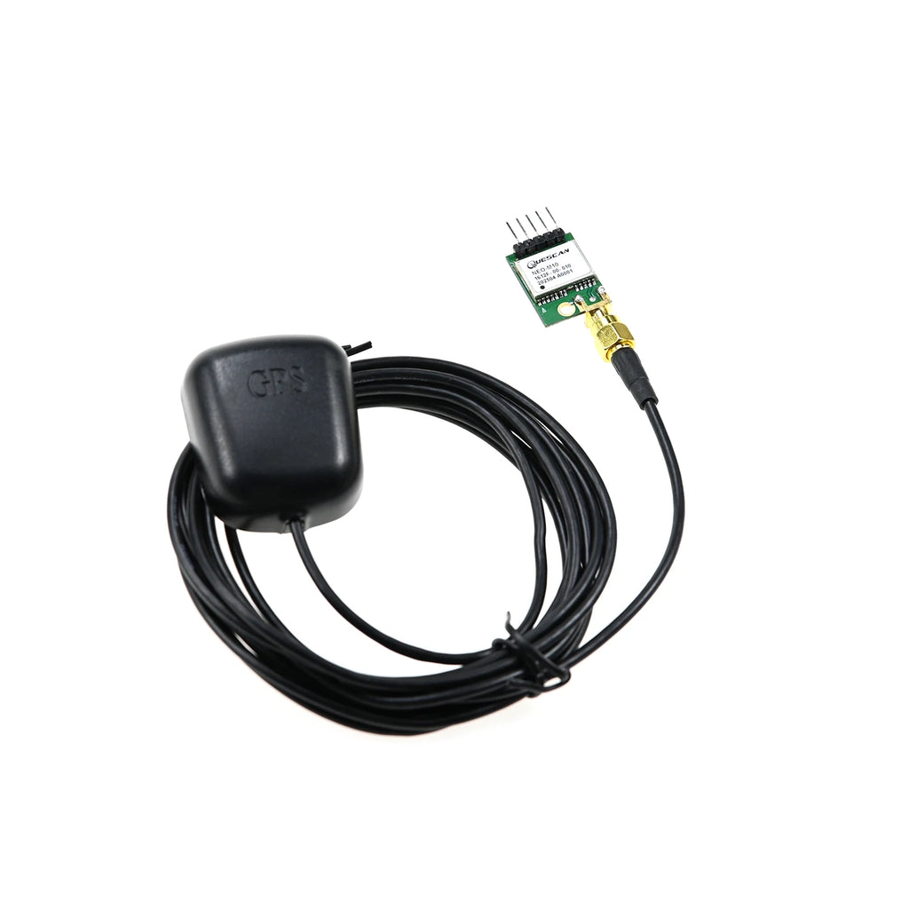 QUESCAN M10050 M10 GPS Galileo BeiDou GLONASS Module Active Antenna GNSS Receiver Arduino ESP32 GPS NMEA UBX Protocol 1-25Hz