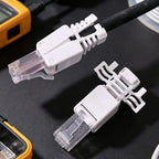 1/2Pcs Tool Free RJ45 Connector for UTP CAT6A/CAT6/CAT5E No Crimper Internet RJ 45 for 23awg-26awg Toolless LAN Cord Ends