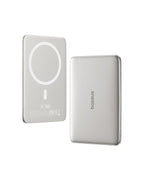 Baseus 5000mAh Magnetic Power Bank 15W Wireless 20W Wired Charging Thin Card-Sized Slim Portable Powerbank for iPhone 17 Samsung
