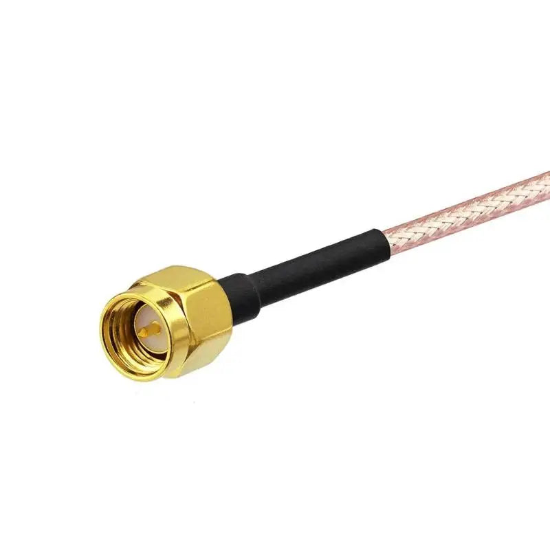SMA to BNC Plug Adapter 1Pcs RP-SMA Male Female Plug with Nut Bulkhead Jack High Performance for CCTV Camera