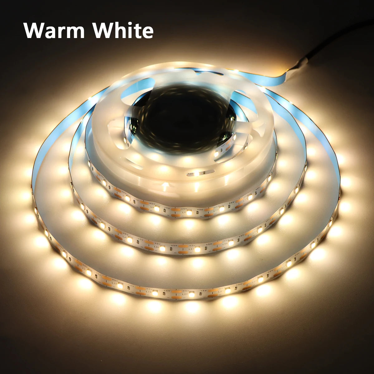 DC 5V USB LED Strips 2835 Diode Tape LED Ribbon Light TV Mirror Backlight Lighting Room Decor Lamp LED String Light 1M-5M