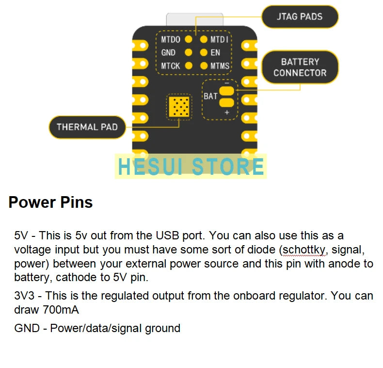 XIAO-ESP32-C3 Original XIAO ESP32C3 thumb WIFI Arduino development Board Module