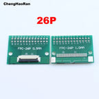 1pcs 4P 6P 8P 10P 12P 14P 15P 16P 18P 20P Test Board Adapter Double Rows Plate Connector 2.54mm 0.5mm Flip FPC Soft Flex Cable