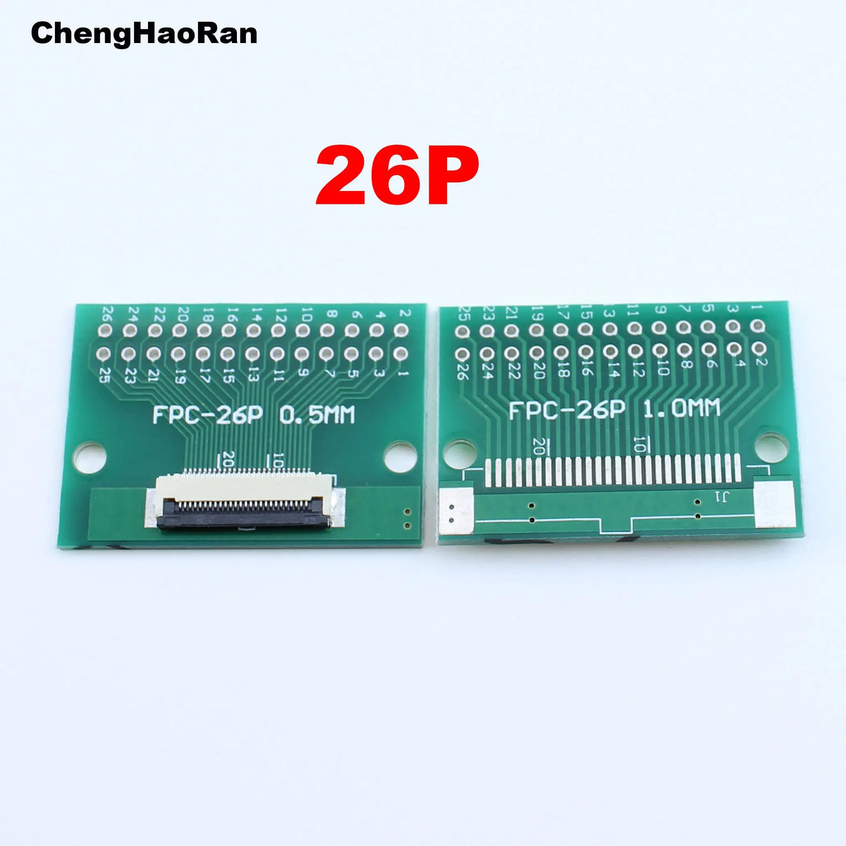 1pcs 4P 6P 8P 10P 12P 14P 15P 16P 18P 20P Test Board Adapter Double Rows Plate Connector 2.54mm 0.5mm Flip FPC Soft Flex Cable
