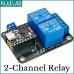 2 Channel DC 5V Relay Module Low Level Trigger with Optocoupler Isolation Smart Home Control Board Compatible with Arduino ESP32