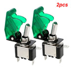 12V SPST Toggle Rocker Switch LED Light for Ignitions Boost Marine Boat Racing Car Switch Light Toggle Truck Trailer Accessories