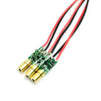3pcs Mini 5mW 520nm 450nm 650nm Dot Light Brass Laser Diode Module Positioning Red Green Blue LED