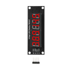 0.36" TM1637 4-Digit 6 Bits 7 Segments Digital Tube Clock Module Double Dots LED Display Screen Board for Arduino