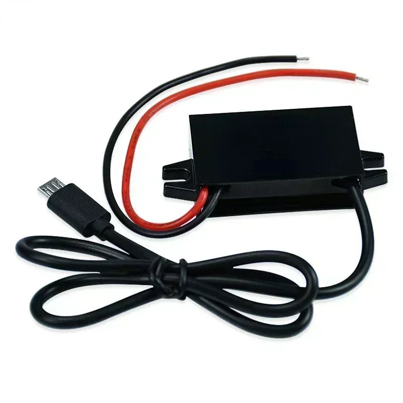 DC-DC 12V 24V 48V 60V 72V 90V To 5V 3A Voltage Regulator Power Supply Buck Module Dual USB Type-C Micro USB Output Power Adapter