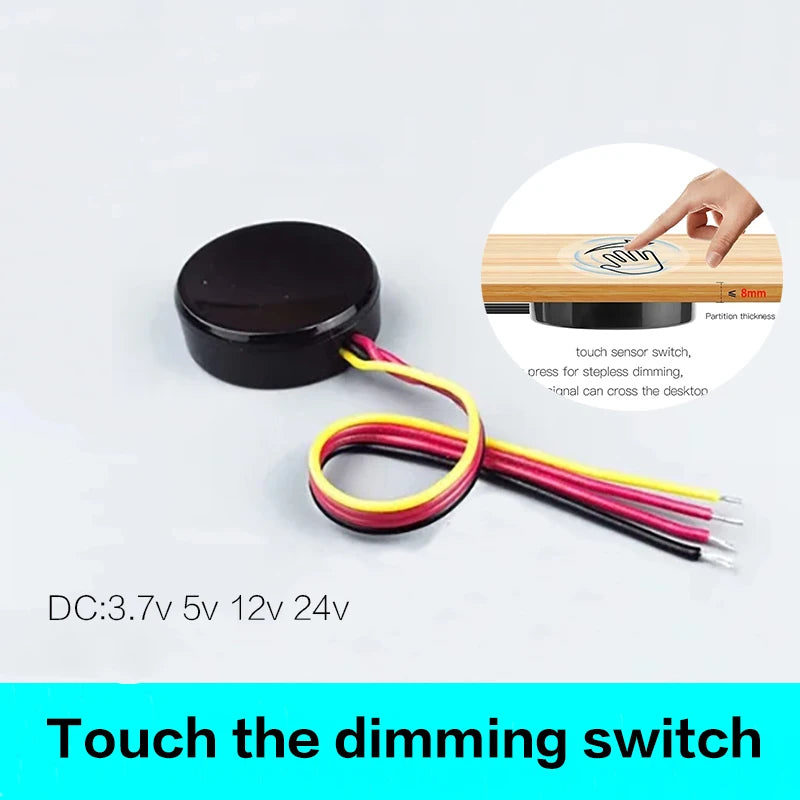 Dimmable 3.7~24V 2.2A 12V 24V LED Light Dimming Controller Sensor Switch Non-contact Hand Scan Sensor Switch Touch