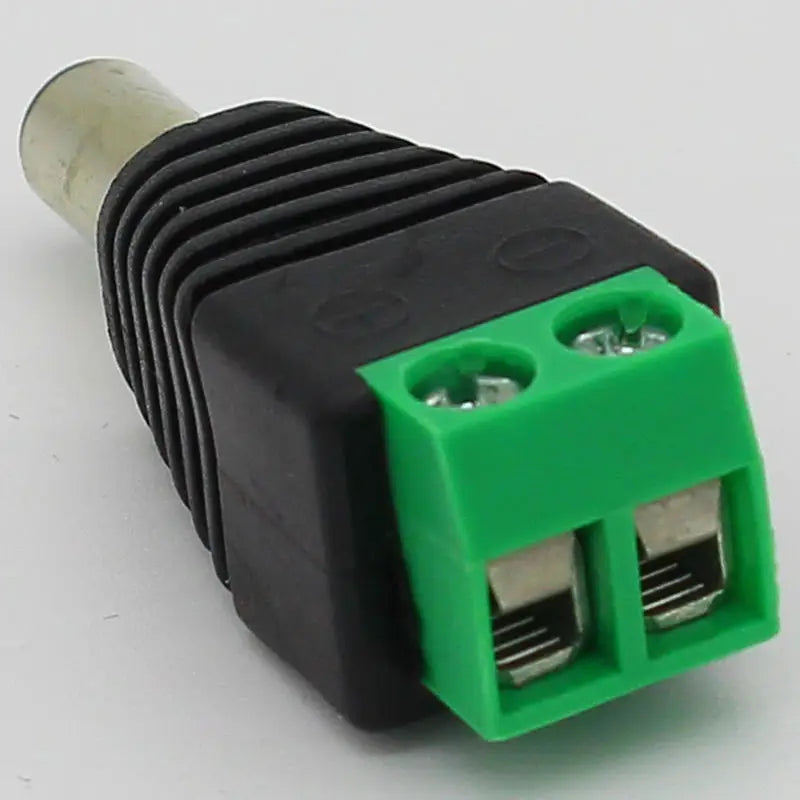 No soldering 2.1x5.5mm Power DC Jack Plug Socket dc Connector Female + Male DC Plug Jack Adapter Wire Connector CCTV Connector