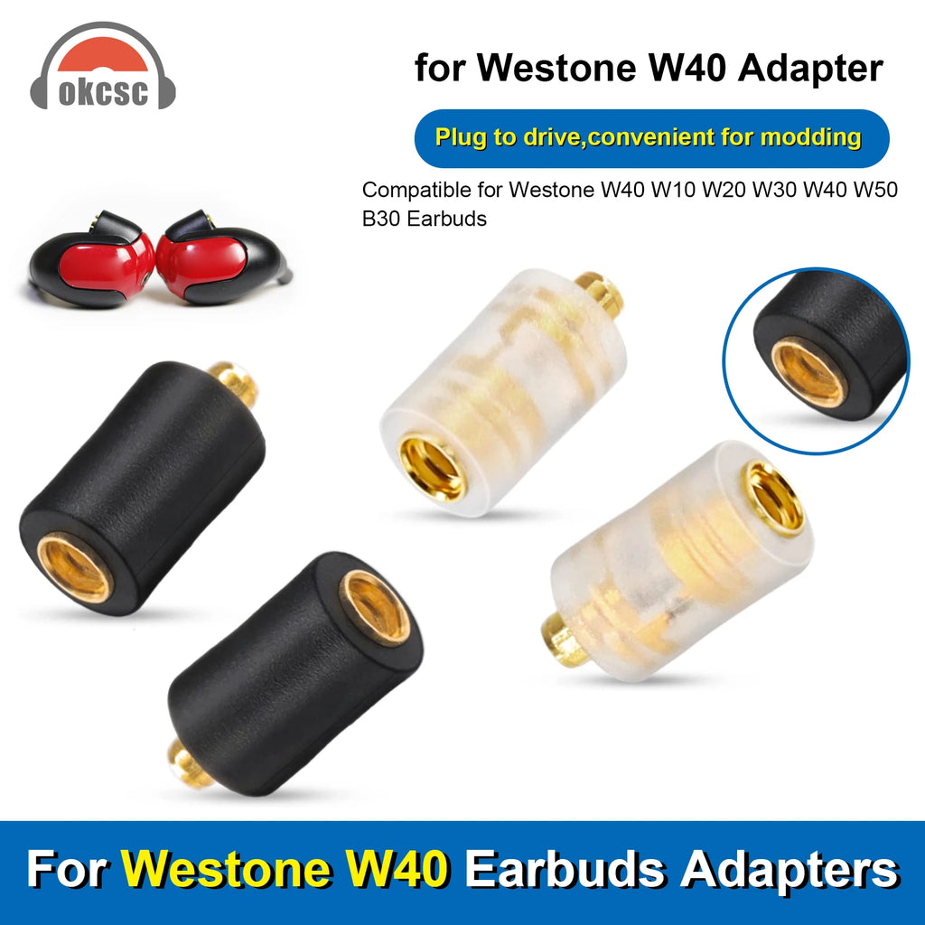 OKCSC MMCX Cable Connected to for Sony MDR EX1000 EX800 MDR7550 EX600 Earbuds Connector in Curved Shape Audio Jack Adapter