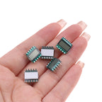 5PCS 10PIN TN Positive 3-Digits Segment LCD Panel 3.0V Digital Tube Display LCD Segment Code Screen 1.2*1.2cm