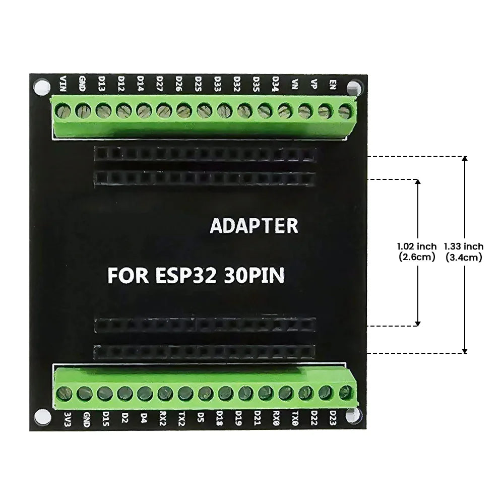 ESP32 ESP8266 Expansion Board Module for ESP32 Development Board 30Pin 38Pin GPIO 1 into 2