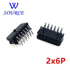 Molex 3.0mm Plug-in Needle Holder Bent Needle Connector Looper 2*1/2/3/4/5/6/7/8/9/10/11/12P MX3.0mm Double Row Curved Connector