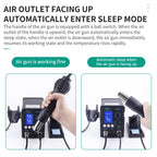 LUXIANZI 8589D+ 2 IN 1 Hot Air Gun Soldering Station With LED Digital Display For BGA PCB IC Repair Tool SMD Rework Station