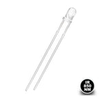 100Pcs 3mm 5mm IR LED Diode Transimitter Receiver 850nm 940nm Infrared Photodiode Phototransistor Emitter Lights Emitting Bulb
