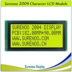 Largest 204 20X4 2004 Character LCD Module Display Screen Panel LCM Yellow Green with LED Backlight