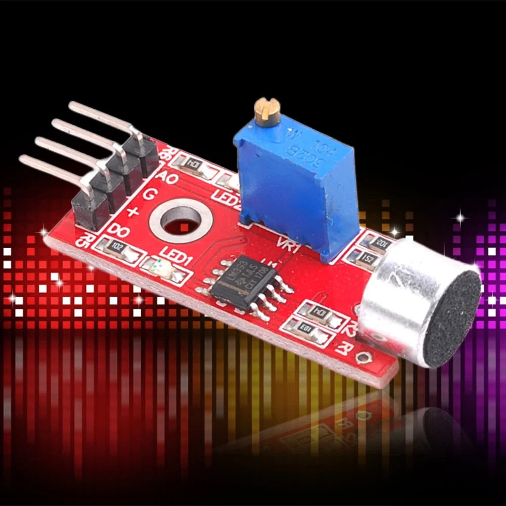 1-10PCS KY-037 High Sensitivity Sound Detection Module DC 4-6V LM393 Microphone Sensor Detection Module For arduino AVR PIC