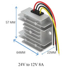 24 Volt to 12 Volt Step Down 24V to 12V 5A 8A 10A 20A Buck Module DC Converter Voltage Regulator for Cars Solar RoHS CE