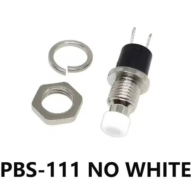 5/20/100PCS 7MM Push Button Switch Momentary PBS-110 Normally Open NO NC Press The Reset Switch ON OFF Micro Switch