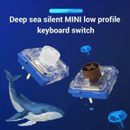 Kailh Deep Sea Silent Mini Switch Low Profile Switches 1353 RGB Mechanical Keyboard Island MINI Tactile Linear DIY Hitbox Switch