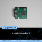 ADS1299 EEG EMG Acquisition Module WiFi Wireless Data Transmission STM32 Development Kit Open Source SDK Raw Bio-Signal Collecti