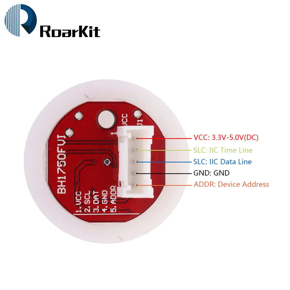 5PCS BH1750FVI Light Sensor Module BH1750 Chip Light Intensity Light Module Digital Light Ball for Arduino DIY KIT DC 5V