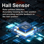 DC24V/48V AC220V Nema23 Nema34 Brushless Motor Driver Kit 57mm 86mm 65W-800W BLDC Motor Hall Sensor 3000rpm For PCB Drilling