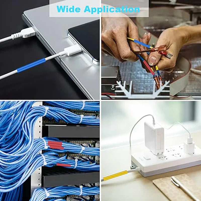 Heat-shrink Tubing Thermoresistant Tube 1300/650 Heat Shrink Wrapping Kit Electrical Connection Wire Cable Insulation Sleeving