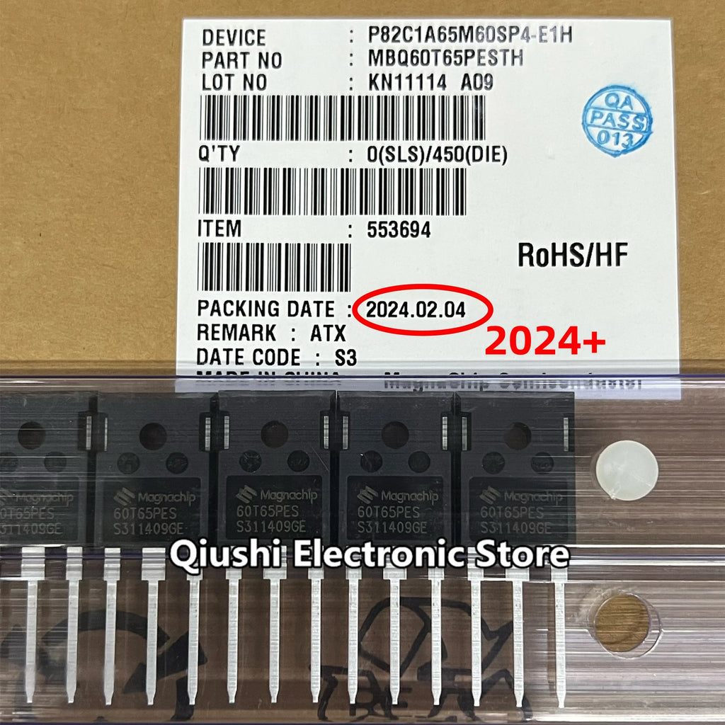 10PCS New Original  MBQ60T65PESTH MBQ60T65PES MBQ60T65 60T65PES 60T65 TO-247 IGBT Single Pipe 60A 650V