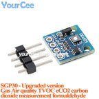 10pcs/1pc SGP30 SGP40 SGP41 Gas Air Quality Sensor Module TVOC ECO2 Carbon Dioxide Measurement Formaldehyde Air Detector